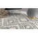 Adry Moroccan Shag Tasseled Cream/Charcoal Area Rug