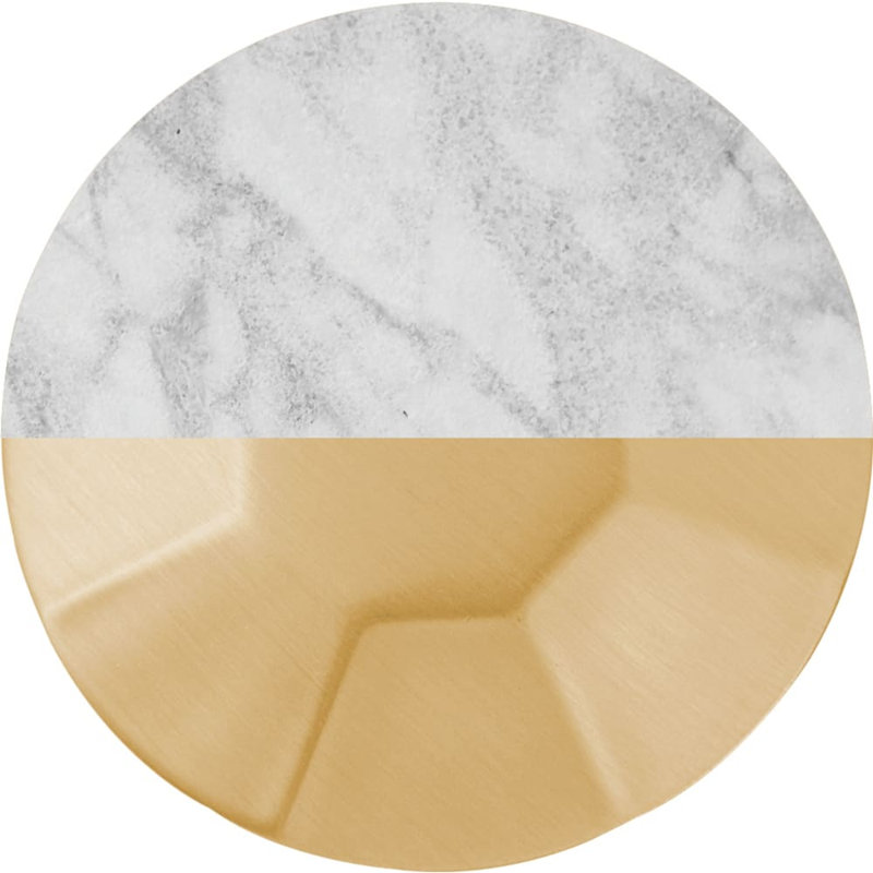 Firenze Bar Knob, White Marble