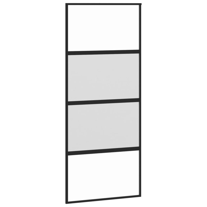 Birgitta Sliding Door, 90cm W x 205cm H, Black