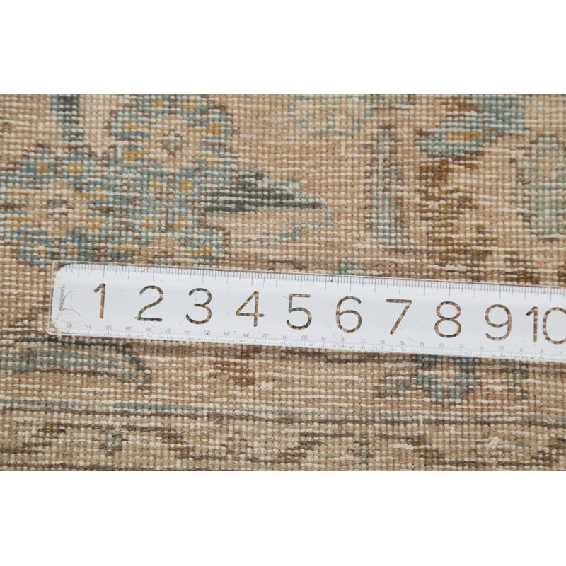 Tapis traditionnel en laine gris vieilli 9 x 12
