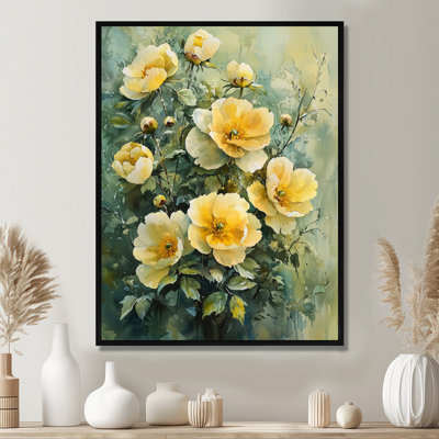 «Velvet Peony Unflod In The Meadow», reproduction sur toile