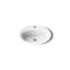 Farmington Metal Oval Drop-In Bathroom Sink with Overflow-1097809825