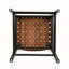 Ensemble de 2 tabourets de comptoir 24,25 po Classic, ensemble de 2 tabourets de comptoir en polyuréthane brun avec structure en bois d'hévéa, dossier et siège en cuir tissé croisé, convient à la cuisine / chambre à coucher / salle à manger