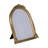 Mavin Baroque Style Decorative Frame with Resin Glass Paper and Polyresin Construction Featuring Ornate Detailing and Curved Design for Glam Boho Inspired Display-383763916