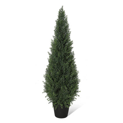 Arbres artificiels, arbre topiaire en cèdre artificiel, cyprès artificiels pour ensemble de décoration intérieure