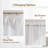 Crinkle Rod Pocket Sheer Curtain Pair-110479041-110479043