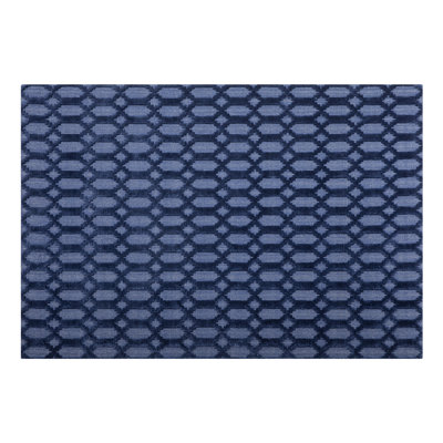 Knopp Geometric Viscose Hand Woven Area Rug