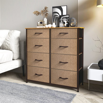 Commode de rangement 8 tiroirs Ruthye