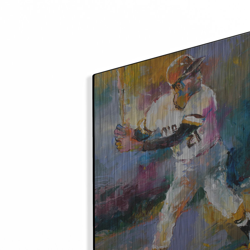 " Roberto Clemente " by Richard Wallich, 16" H x 12" W