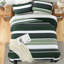Ensemble de courtepointe rayée 3 pièces, couvre-lit léger en microfibre douce, couvre-lit réversible toutes saisons-124565383-124565396
