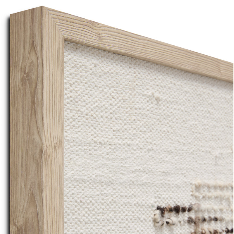 Amber Lewis x Loloi Getty Taupe / Ivory 3'-2" x 3'-6" Wall Art