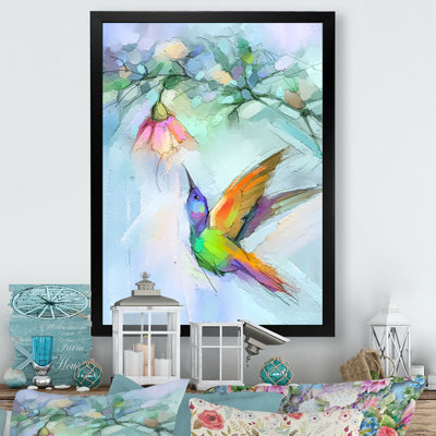 Papillon abstrait - Peinture