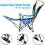 Chaise de camping pliante en filet avec repose-pieds Removabel