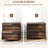 Home Office Locking File Cabinet, Brown Finish. 2 Drawers With Adjustable Hanging Bar For Letter, A4, Legal. Stylish & Secured. 31.1" L X 15.7" W 28.3" H Lockable Cabinet Office, Brown. 2 Secure.