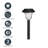Solar Powered Integrated LED Pathway Light Pack