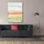 Toile épique Graffiti «Blush Sunrise 2» par Alicia Longley, 40 po x 54 po