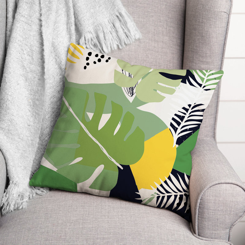 Abstract Throw Pillow