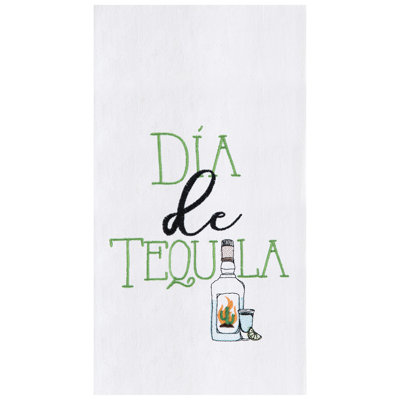 Flour Sack Embroidered Tea Towel Kitchen Towel