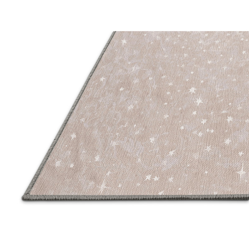 Tapis gris lavable à la machine, Rectangle 7 pi x 9 pi