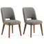 Chaise d'appoint en tissu Kyeran-460677485