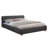Merida Low Platform Upholstered Padded Queen Bed -214314534
