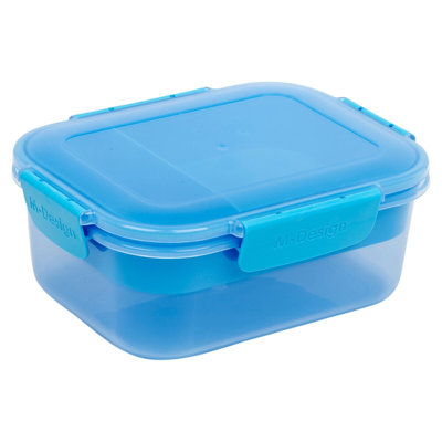Plastic Lunch Boxes Food Storage Airtight Container Clip Lock Lids Leak BPA Free