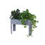 Lit de jardin surélevé, jardinière en métal pour l'extérieur, idéal pour la cour et la terrasse, spacieux pour les légumes et les fleurs, durable et élégant.