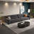 Modern simple velvet sofa-105271570-105271572