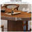 Modern Simple Solid Wood Arc Dining Table Sets-105972967