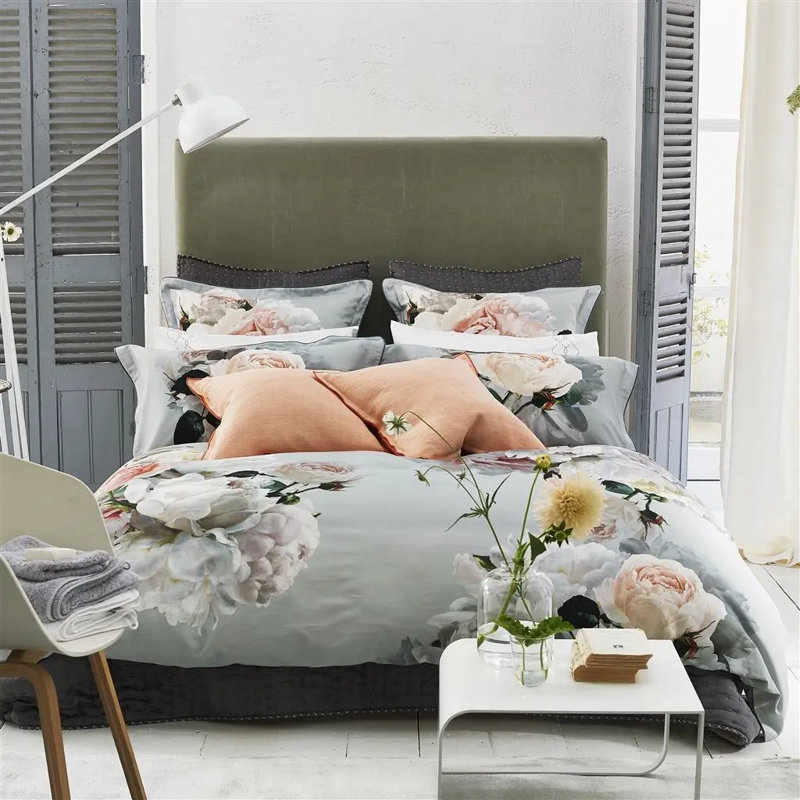 Peonia Grande Zinc Sham, Standard Sham