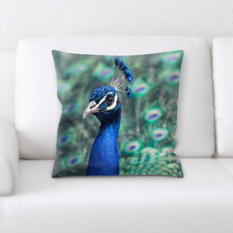 Coussin peacock