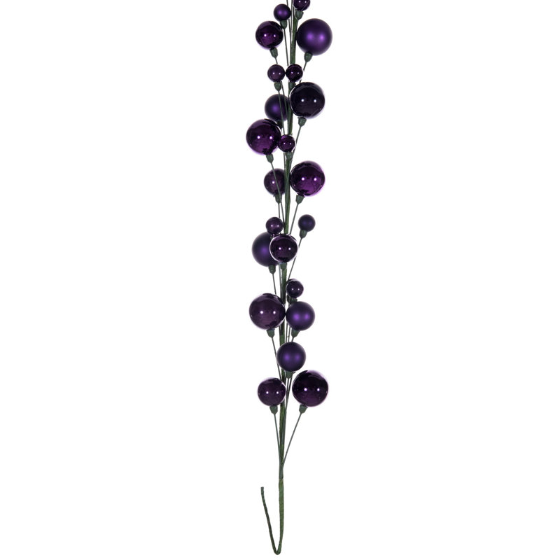 Guirlande Vickerman 6 pi., Prune