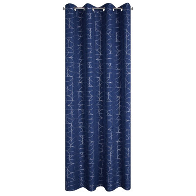 Evi Semi Sheer Curtain Single Panel