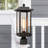 1-Light Transparent Glass Lantern Head