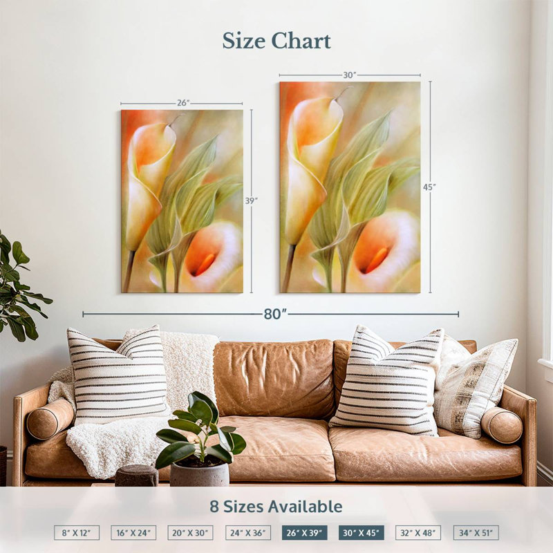 Harnek Calla, 39" H x 26" W