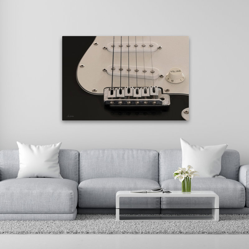 Guitare électrique I - guitare électrique rétro, H 40 po x l 60 po