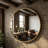 Opra Mirror, Round 24" with Brushed Gold Metal Frame-553203997