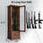 10 Gun Safe For Rifles, Wooden Display Gun Cabinet For Long Rifles, Quick Access Cabinet Safes With Large Sapce Storage For Multiple Short Gun, Espresso-1966154948