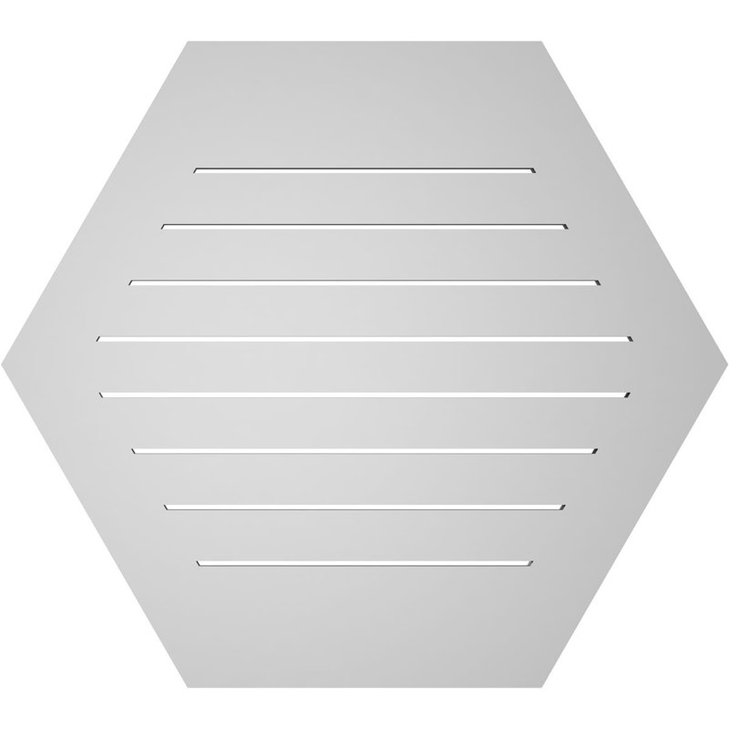 Évent horizontal fonctionnel à pignon en uréthane à surface horizontale Signature, H 32 po x l 36 po x P 1 po