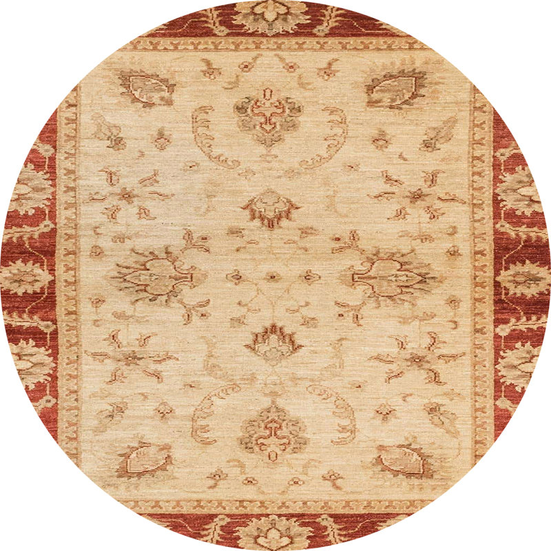 Tapis abstrait 3993, Rond 6 pi