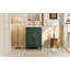 Meuble-lavabo de 24 po avec lavabo supérieur, armoire de rangement avec 2 portes à fermeture douce et tablette réglable-1236067866