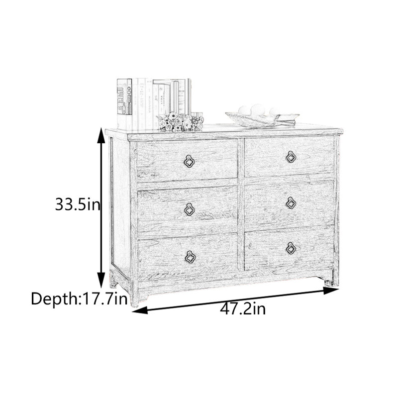 Armoire de vestibule à tiroirs multiples
