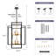 Lustre style campagnard 8 lumières-132420537