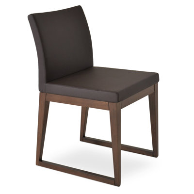 Aria Sled Wood Dining Chair