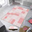 Tapis rose tissé à la machine Debbeyw-1788824094