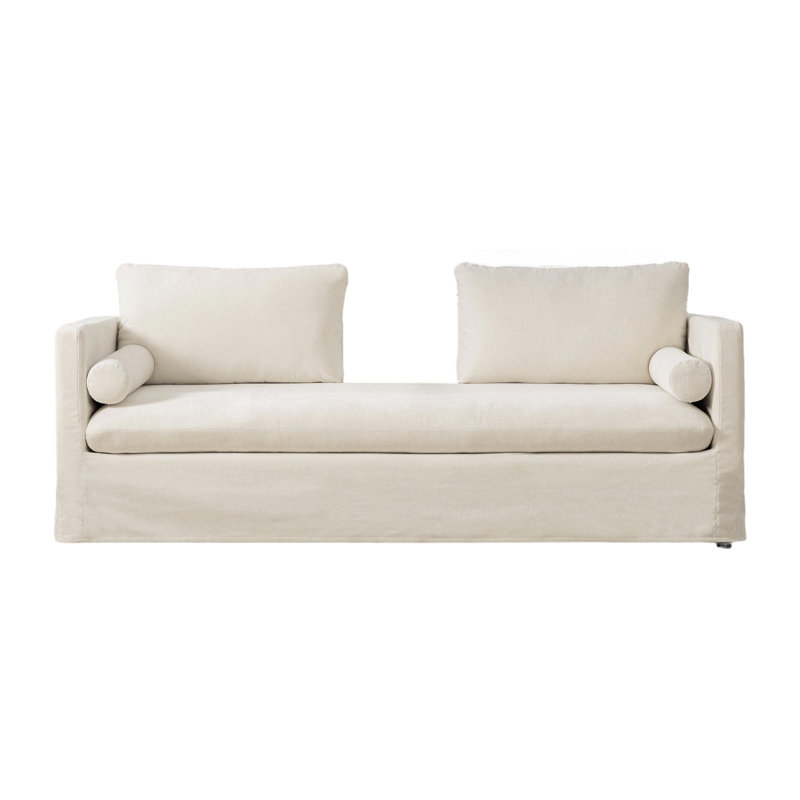 Canapé rembourré 82,68 po, Beige