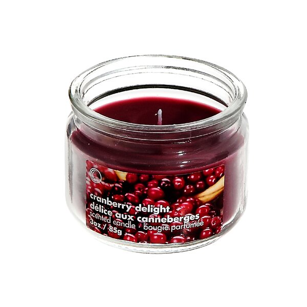 iHcasadécor Cranberry Scented Jar Candle | Wayfair