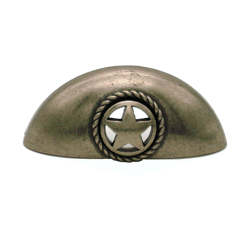 Poignée 3 1/16 po Star to Center, Nickel