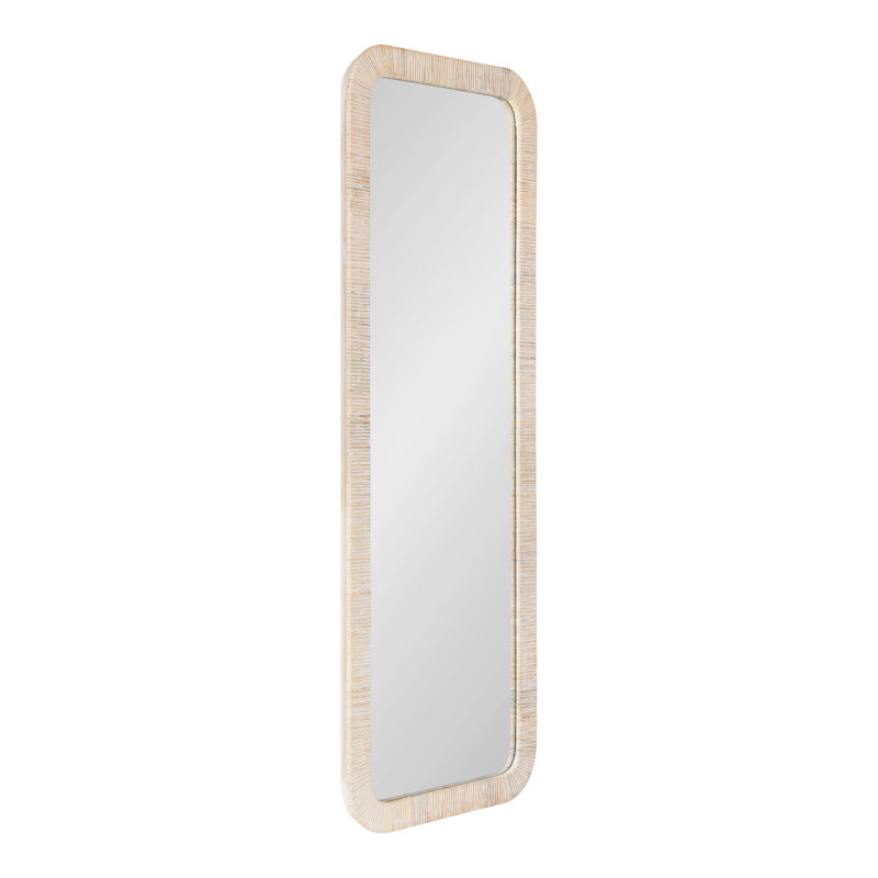 Radcliff Rounded Rectangle Rattan Wall Mirror