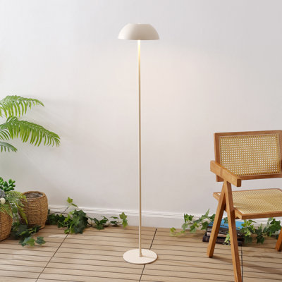 Lampe d'intérieur / extérieur à DEL à intensité réglable et réglable en hauteur à champignon réglable en métal 59 po Laurel
